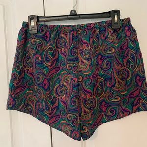 Vintage Frederick's of Hollywood Paisley Boxer Shorts